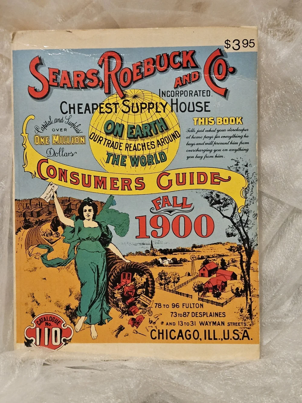 1970 Vintage Miniature Reproduction of the Sears, Roebuck and Co. Fall Catalog
